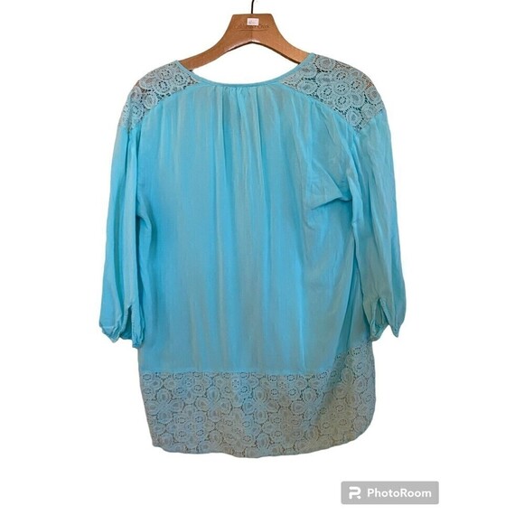 Stylus Lightweight Turquoise Top Sz.M - Picture 2 of 4